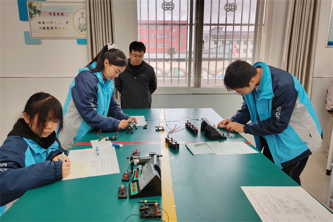 立足课堂抓质量   落实过程促提升——礼泉分校开展点测活动